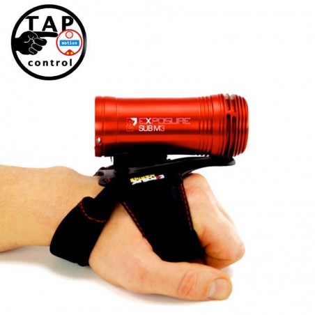 Flashlight and dive light with SURFACE & MOTION - Exposure Marine SUB M3 Mk2