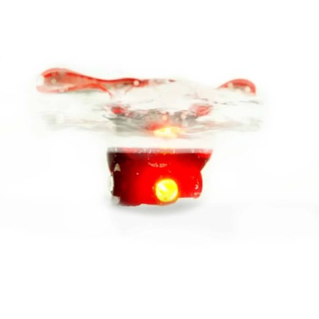 Lampe frontale 1 LED blanche + 2 LED rouges