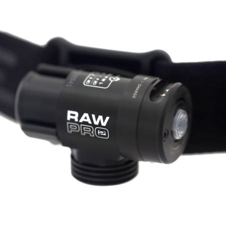 Exposure RAW Pro 2 : lampe frontale étanche avec contacteur de charge magnétique