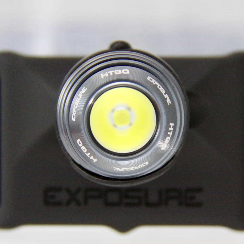 XPL2 LED and charge indicator built into the Exposure HTGO head torch lens