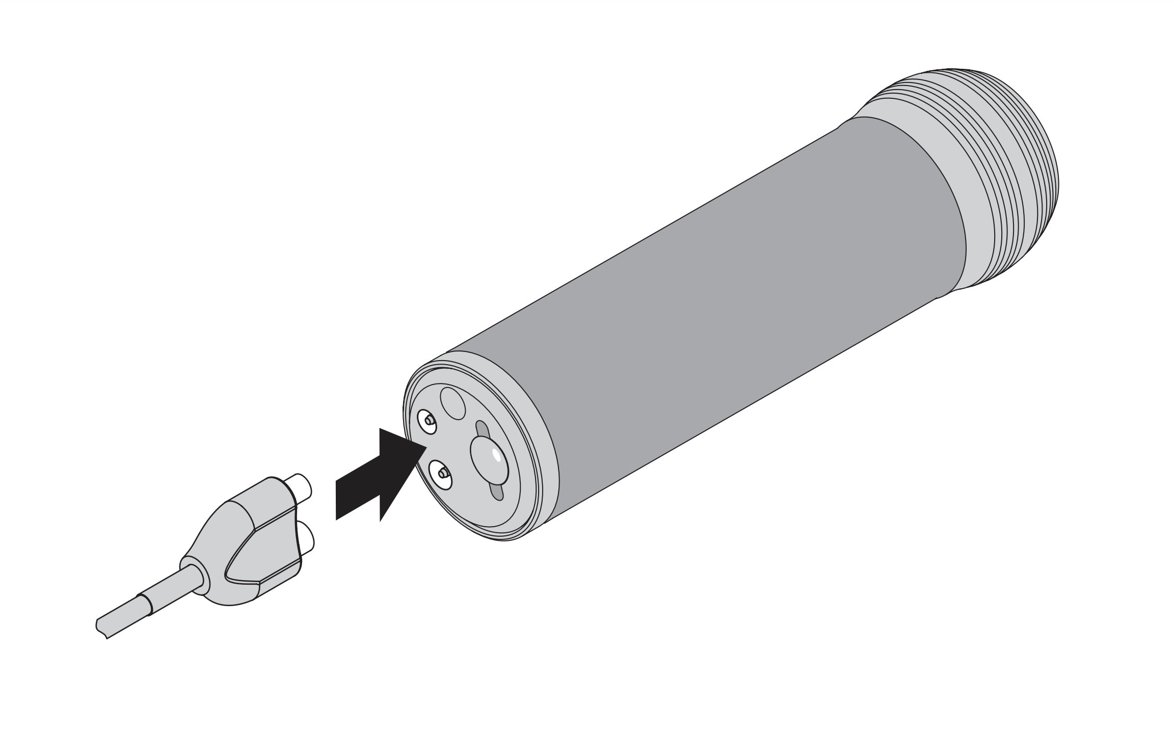 Exposure MOB Carbon Rechargeable Flashlight